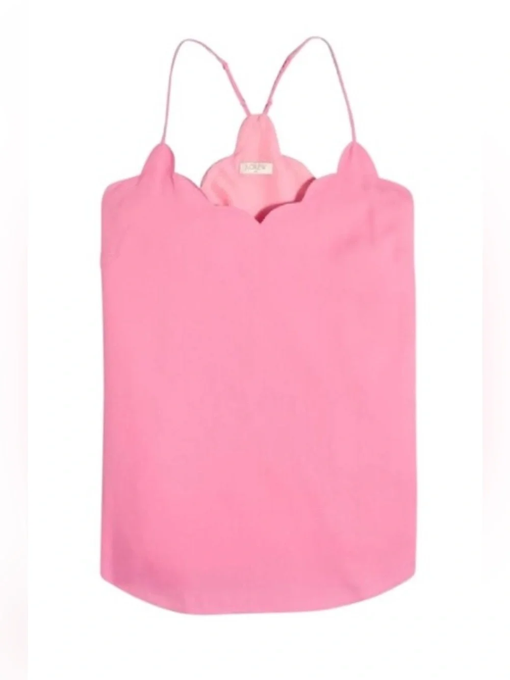 J.Crew women’s size 10 scalloped edge cami/camisole tank top